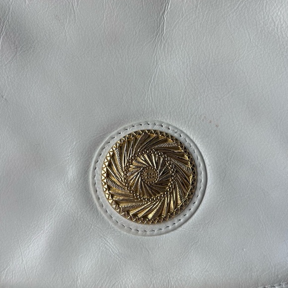 Pantera vintage white crossbody leather hand bag - Picture 2 of 9
